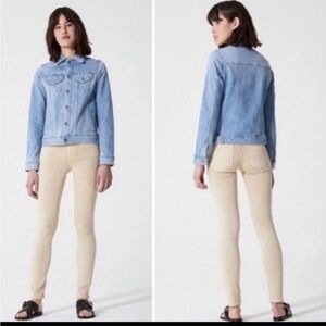 AG Adriano Goldschmied The Prima Cream Jeans NWT Sz 27